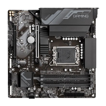 Płyta główna Gigabyte B760M GAMING X DDR4 1.0 M/B | Rodzina procesora Intel | Gniazdo procesora LGA1700 | DDR4 DIMM | Gniazda pa Płyta główna Gigabyte B760M GAMING X DDR4 1.0 M/B | Rodzina procesora Intel | Gniazdo procesora LGA1700 | DDR4 DIMM | Gniazda pa