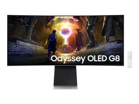 Samsung LS34DG850SUXDU | 34 " | OLED | 21:9 | 175 Hz | 0,03 ms | 3440 x 1440 pikseli | 2 porty HDMI | Srebrny Samsung LS34DG850SUXDU | 34 " | OLED | 21:9 | 175 Hz | 0,03 ms | 3440 x 1440 pikseli | 2 porty HDMI | Srebrny