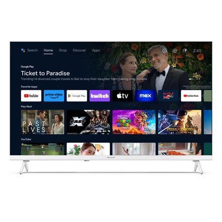 Sharp TV | 32FH2EW | 32 | Android TV | HD | White Sharp TV | 32FH2EW | 32 | Android TV | HD | White