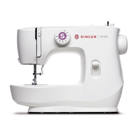 Singer | Maszyna do szycia | M1605 | Liczba ściegów 6 | Liczba dziurek na guziki 1 | Biały Singer | Maszyna do szycia | M1605 | Liczba ściegów 6 | Liczba dziurek na guziki 1 | Biały