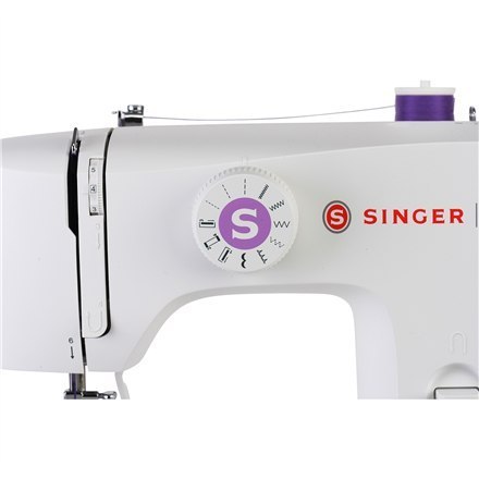 Singer | Maszyna do szycia | M1605 | Liczba ściegów 6 | Liczba dziurek na guziki 1 | Biały Singer | Maszyna do szycia | M1605 | Liczba ściegów 6 | Liczba dziurek na guziki 1 | Biały