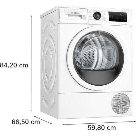 Suszarka Bosch z pompą ciepła | WTU876IHSN | Klasa efektywności energetycznej A++ | Ładowana od przodu | 9 kg | LED | Głębokość Suszarka Bosch z pompą ciepła | WTU876IHSN | Klasa efektywności energetycznej A++ | Ładowana od przodu | 9 kg | LED | Głębokość
