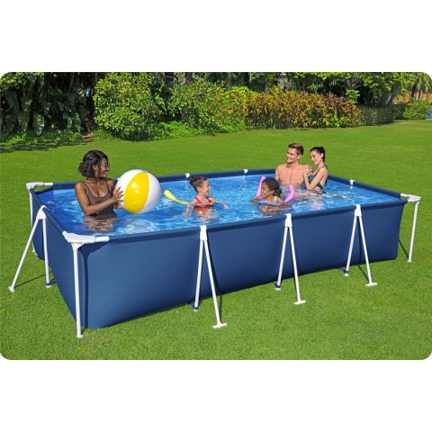 Basen ogrodowy stelażowy 400 x 211 x 81 cm 15w1 Bestway 56405N Basen ogrodowy stelażowy 400 x 211 x 81 cm 15w1 Bestway 56405N