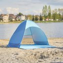 Namiot plażowy ogrodowy samorozkładający niebieski
