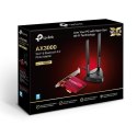 TP-LINK | TX3000E | AX3000 Wi-Fi 6 Bluetooth 5.0 PCIe Adapter | 2.4GHz/5GHz | Antena typu 2xHigh-Gain External Antennas | 574+24
