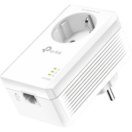 TP-LINK | AV1000 Gigabit Passthrough Powerline Adapter | TL-PA7017P | 1000 Mbit/s | Porty Ethernet LAN (RJ-45) 1 | Brak Wi-Fi | TP-LINK | AV1000 Gigabit Passthrough Powerline Adapter | TL-PA7017P | 1000 Mbit/s | Porty Ethernet LAN (RJ-45) 1 | Brak Wi-Fi |