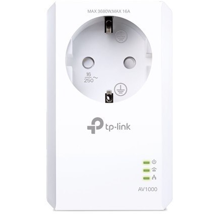 TP-LINK | AV1000 Gigabit Passthrough Powerline Adapter | TL-PA7017P | 1000 Mbit/s | Porty Ethernet LAN (RJ-45) 1 | Brak Wi-Fi | TP-LINK | AV1000 Gigabit Passthrough Powerline Adapter | TL-PA7017P | 1000 Mbit/s | Porty Ethernet LAN (RJ-45) 1 | Brak Wi-Fi |