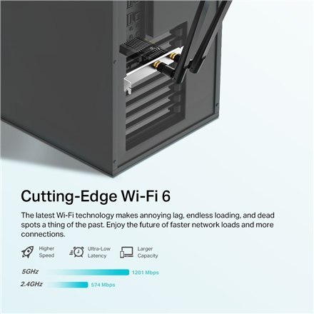 TP-LINK | Archer TX20E AX1800 Wi-Fi 6 Bluetooth 5.2 Karta Sieciowa PCIe TP-LINK | Archer TX20E AX1800 Wi-Fi 6 Bluetooth 5.2 Karta Sieciowa PCIe