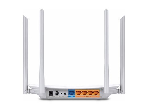 TP-LINK | Router | Archer C50 | 802.11ac | 300+867 Mbit/s | 10/100 Mbit/s | Porty Ethernet LAN (RJ-45) 4 | Obsługa sieci mesh Ni
