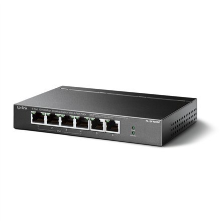 TP-LINK | Switch | TL-SF1006P | Niezarządzalny | Desktop | Porty 10/100 Mb/s (RJ-45) w ilości 6 | Porty 1 Gb/s (RJ-45) w ilości TP-LINK | Switch | TL-SF1006P | Niezarządzalny | Desktop | Porty 10/100 Mb/s (RJ-45) w ilości 6 | Porty 1 Gb/s (RJ-45) w ilości