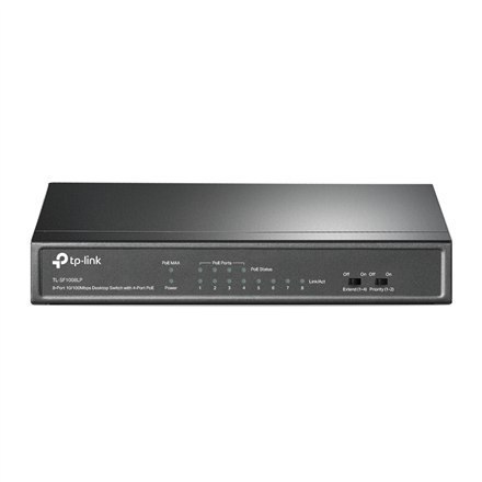 TP-LINK | Switch | TL-SF1008LP | Niezarządzalny | Desktop | Porty 10/100 Mb/s (RJ-45) w ilości 8 | Porty 1 Gb/s (RJ-45) w ilości TP-LINK | Switch | TL-SF1008LP | Niezarządzalny | Desktop | Porty 10/100 Mb/s (RJ-45) w ilości 8 | Porty 1 Gb/s (RJ-45) w ilości