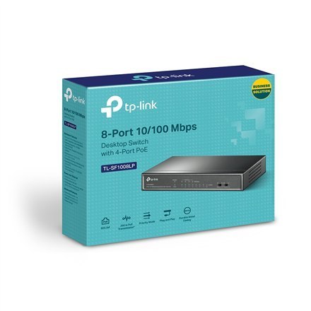 TP-LINK | Switch | TL-SF1008LP | Niezarządzalny | Desktop | Porty 10/100 Mb/s (RJ-45) w ilości 8 | Porty 1 Gb/s (RJ-45) w ilości TP-LINK | Switch | TL-SF1008LP | Niezarządzalny | Desktop | Porty 10/100 Mb/s (RJ-45) w ilości 8 | Porty 1 Gb/s (RJ-45) w ilości