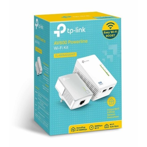 TP-LINK | Zestaw adapterów Powerline | TL-WPA4220 KIT | 10/100 Mbit/s | Porty Ethernet LAN (RJ-45) 2 | 802.11n | 2.4GHz | Prędko TP-LINK | Zestaw adapterów Powerline | TL-WPA4220 KIT | 10/100 Mbit/s | Porty Ethernet LAN (RJ-45) 2 | 802.11n | 2.4GHz | Prędko