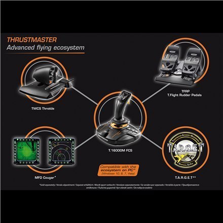 Thrustmaster | Lot T 16000M Flight Pack | Czarny Thrustmaster | Lot T 16000M Flight Pack | Czarny