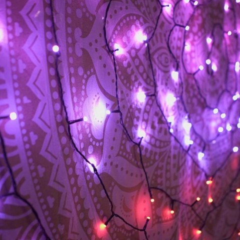 Twinkly|Strings Smart LED Lights 100 RGB (Multicolor), 8m, czarny przewód|RGB - 16M+ kolorów Twinkly|Strings Smart LED Lights 100 RGB (Multicolor), 8m, czarny przewód|RGB - 16M+ kolorów