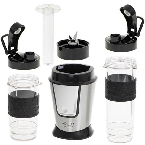 Adler | Blender | AD 4081 | Tabletop | 800 W | Materiał słoika BPA Free Plastic | Pojemność słoika 0,4 + 0,57 L | Kruszenie lodu Adler | Blender | AD 4081 | Tabletop | 800 W | Materiał słoika BPA Free Plastic | Pojemność słoika 0,4 + 0,57 L | Kruszenie lodu