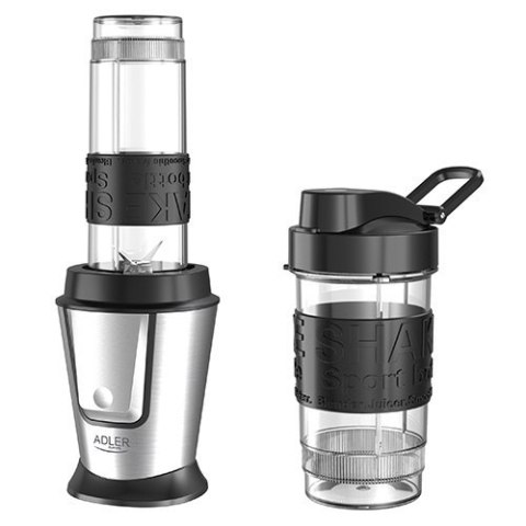 Adler | Blender | AD 4081 | Tabletop | 800 W | Materiał słoika BPA Free Plastic | Pojemność słoika 0,4 + 0,57 L | Kruszenie lodu Adler | Blender | AD 4081 | Tabletop | 800 W | Materiał słoika BPA Free Plastic | Pojemność słoika 0,4 + 0,57 L | Kruszenie lodu