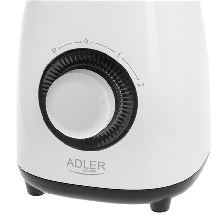 Adler | Blender ze słoikiem | AD 4085 | Tabletop | 1000 W | Materiał słoika Plastik | Pojemność słoika 1,5 L | Biały Adler | Blender ze słoikiem | AD 4085 | Tabletop | 1000 W | Materiał słoika Plastik | Pojemność słoika 1,5 L | Biały