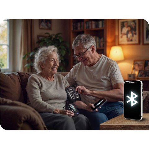Ciśnieniomierz naramienny z polskimi komunikatami i bluetooth BD-123 Berdsen Ciśnieniomierz naramienny z polskimi komunikatami i bluetooth BD-123 Berdsen