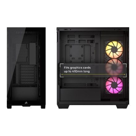 Corsair PC Case | 3500X ARGB | Black | Mid-Tower | Power supply included No | ATX Corsair PC Case | 3500X ARGB | Black | Mid-Tower | Power supply included No | ATX
