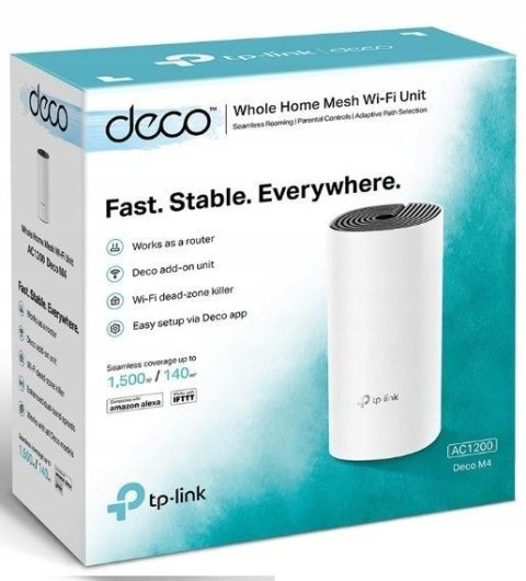 DOMOWY SYSTEM WI-FI MESH TP-LINK DECO M4 (1-pack) DOMOWY SYSTEM WI-FI MESH TP-LINK DECO M4 (1-pack)