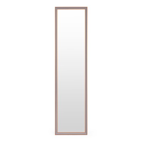 Duże lustro stojące 148 cm aluminowa rama rozstawiane ModernHome Duże lustro stojące 148 cm aluminowa rama rozstawiane ModernHome