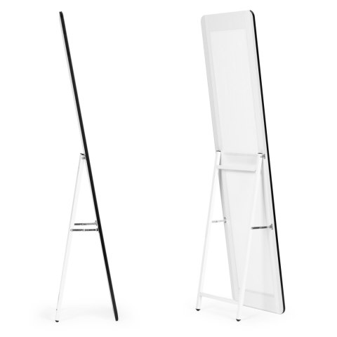 Duże stojące lustro prostokątne wąska rama 148 cm ModernHome Duże stojące lustro prostokątne wąska rama 148 cm ModernHome