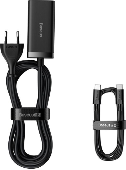 ŁADOWARKA SIECIOWA Baseus GaN 3 Pro Desktop Fast Charger CCGP000101 100W 2x USB-A 2x USB-C PD 3.0 QC 4.0+ ŁADOWARKA SIECIOWA Baseus GaN 3 Pro Desktop Fast Charger CCGP000101 100W 2x USB-A 2x USB-C PD 3.0 QC 4.0+