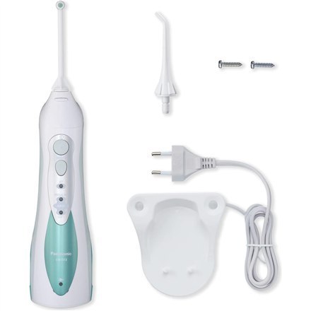 Panasonic | Irygator jamy ustnej | EW1313G303 | Bezprzewodowy | 130 ml | Liczba głowic 2 | Biały/Zielony Panasonic | Irygator jamy ustnej | EW1313G303 | Bezprzewodowy | 130 ml | Liczba głowic 2 | Biały/Zielony