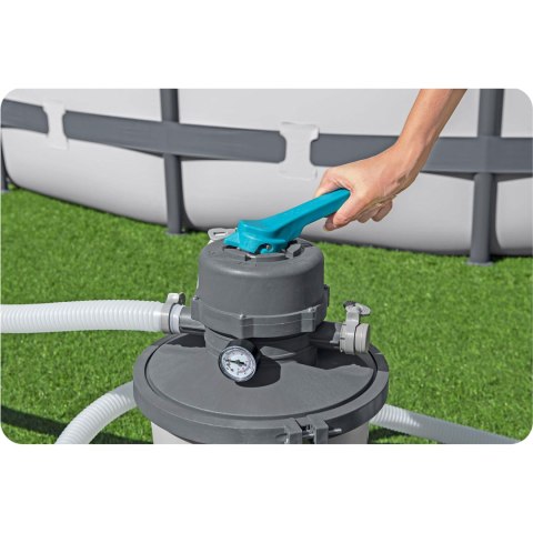 Pompa piaskowa 3596 l/h + Piasek 25kg Bestway Pompa piaskowa 3596 l/h + Piasek 25kg Bestway