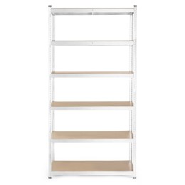 Regał magazynowy 222x110x50 cm stal galwanizowana 6 półek 1050 kg ModernHome