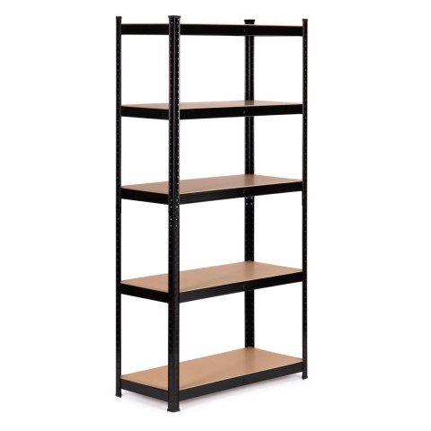 Regał metalowy magazynowy 180x90x30 cm do garażu piwnicy 5 półek 875 kg ModernHome Regał metalowy magazynowy 180x90x30 cm do garażu piwnicy 5 półek 875 kg ModernHome