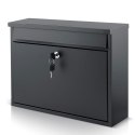 Skrzynka na listy 37,5x30,5x12 cm antracyt HM-860
