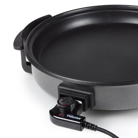 Tristar | Wielofunkcyjna patelnia grillowa | PZ-2964 | Średnica 40 cm | Grill | 1500 W | Pokrywa w zestawie | Stały uchwyt | Cza Tristar | Wielofunkcyjna patelnia grillowa | PZ-2964 | Średnica 40 cm | Grill | 1500 W | Pokrywa w zestawie | Stały uchwyt | Cza