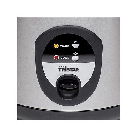 Tristar | Urządzenie do gotowania ryżu | RK-6127 | 500 W | Czarny/stal nierdzewna Tristar | Urządzenie do gotowania ryżu | RK-6127 | 500 W | Czarny/stal nierdzewna