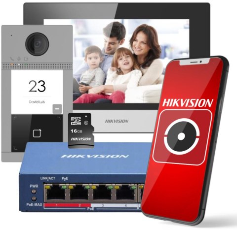 ZESTAW WIDEODOMOFONOWY HIKVISION DS-KIS604-S(C)(O-STD)/eu ZESTAW WIDEODOMOFONOWY HIKVISION DS-KIS604-S(C)(O-STD)/eu