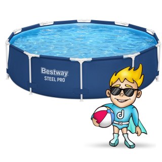 Basen ogrodowy stelażowy 305 x 76 cm 8w1 Bestway 56679