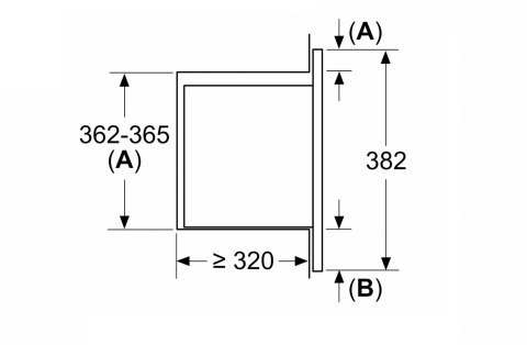 Bosch | BFL623MS3 | Kuchenka mikrofalowa | Do zabudowy | 20 L | 800 W | Stal nierdzewna Bosch | BFL623MS3 | Kuchenka mikrofalowa | Do zabudowy | 20 L | 800 W | Stal nierdzewna