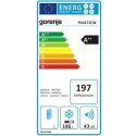 Gorenje | FN4172CW | Zamrażarka | Klasa efektywności energetycznej E | Wolnostojąca | Wysokość 169,1 cm | Pojemność całkowita ne
