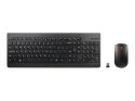 Lenovo Essential Zestaw klawiatury i myszy | Bezprzewodowa | Mysz w zestawie | układ klawiszy: US | Czarny | Klawiatura numerycz