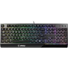 MSI Vigor GK30 Gaming Keyboard, US Layout, przewodowa, czarna MSI | Vigor GK30 | Gaming Keyboard | RGB LED light | US | Wired |