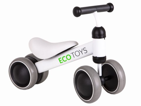 Rowerek biegowy treningowy mini rower dla dzieci biały ECOTOYS Rowerek biegowy treningowy mini rower dla dzieci biały ECOTOYS