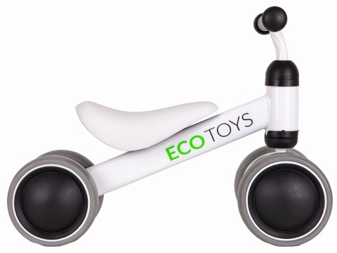 Rowerek biegowy treningowy mini rower dla dzieci biały ECOTOYS Rowerek biegowy treningowy mini rower dla dzieci biały ECOTOYS