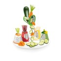TEFAL | Tarka elektryczna | Fresh Express+ | 200 W | kolor: Biały/rubinowy czerwony
