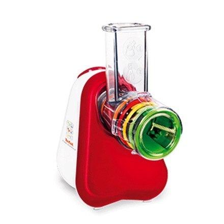 TEFAL | Tarka elektryczna | Fresh Express+ | 200 W | kolor: Biały/rubinowy czerwony TEFAL | Tarka elektryczna | Fresh Express+ | 200 W | kolor: Biały/rubinowy czerwony