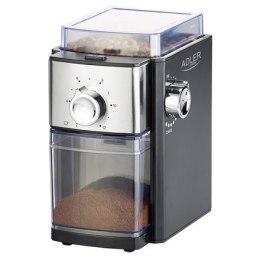Adler | AD 4448 | Młynek do kawy | 300 W | Pojemność ziaren kawy 250 g | Ilość filiżanek 12 na pojemnik szt.