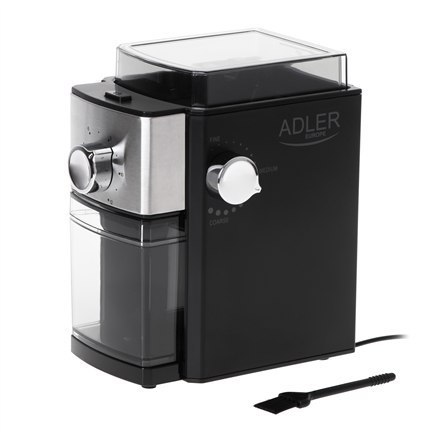 Adler | AD 4448 | Młynek do kawy | 300 W | Pojemność ziaren kawy 250 g | Ilość filiżanek 12 na pojemnik szt. Adler | AD 4448 | Młynek do kawy | 300 W | Pojemność ziaren kawy 250 g | Ilość filiżanek 12 na pojemnik szt.