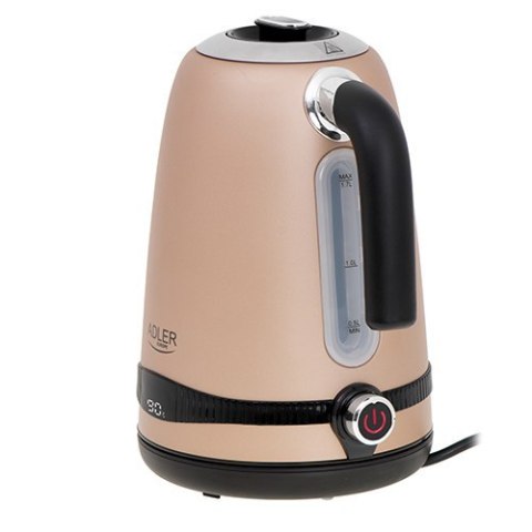 Adler | Kettle | AD 1295 | Electric | 2200 W | 1.7 L | Stainless steel | 360° rotational base | Golden Adler | Kettle | AD 1295 | Electric | 2200 W | 1.7 L | Stainless steel | 360° rotational base | Golden