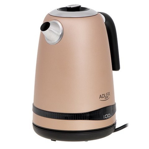 Adler | Kettle | AD 1295 | Electric | 2200 W | 1.7 L | Stainless steel | 360° rotational base | Golden Adler | Kettle | AD 1295 | Electric | 2200 W | 1.7 L | Stainless steel | 360° rotational base | Golden