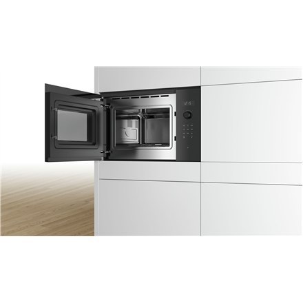 Bosch | BFL554MB0 | Kuchenka mikrofalowa | Do zabudowy | 31,5 L | 900 W | Czarny Bosch | BFL554MB0 | Kuchenka mikrofalowa | Do zabudowy | 31,5 L | 900 W | Czarny